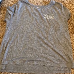 grey sleep shirt